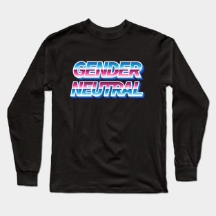 Gender Neutral Long Sleeve T-Shirt